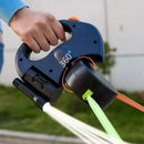 Guia retrátil automática para cães 3 metros com lanterna LED e porta-sacos