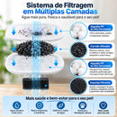 Fonte de Água Inteligente em Aço Inoxidável para Gatos e Cães | Água Sempre Fresca e Pura
