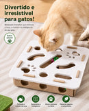 PuzzleCat™ – Brinquedo Inteligente Interativo para Gatos | Estimule a Mente e os Instintos Naturais