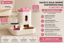 Alimentador Automático para Cães e Gatos com Bebedouro Integrado – Ração e Água Sempre Disponíveis