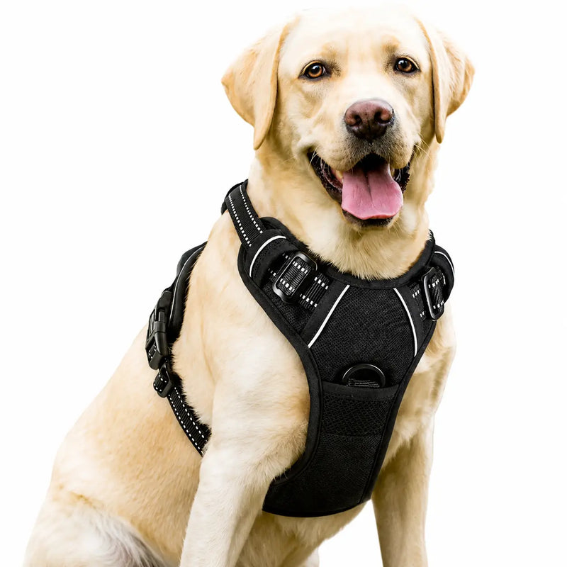 SafeFit Pro™ – Peitoral Antipuxão para Cães | Mais Controle, Conforto e Segurança nos Passeios