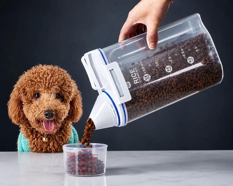 FoodKeeper Pet™ – Pote Hermético para Ração | Conservação Fresca por Muito Mais Tempo