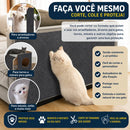Protetor de Sofá para Gatos com Tapete Arranhador Adesivo | Proteja Seus Móveis Sem Abrir Mão da Felicidade do Seu Gato
