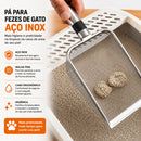 LitterPro™ – Pá de Areia para Gatos em Aço Inoxidável | Limpeza Rápida, Higiênica e Sem Esforço