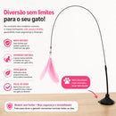 CatPlay Pro™ – Brinquedo Interativo com Ventosa para Gatos | Diversão, Exercício e Estímulo Mental