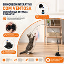 CatPlay Pro™ – Brinquedo Interativo com Ventosa para Gatos | Diversão, Exercício e Estímulo Mental