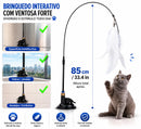 CatPlay Pro™ – Brinquedo Interativo com Ventosa para Gatos | Diversão, Exercício e Estímulo Mental