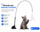 CatPlay Pro™ – Brinquedo Interativo com Ventosa para Gatos | Diversão, Exercício e Estímulo Mental
