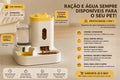 Alimentador Automático para Cães e Gatos com Bebedouro Integrado – Ração e Água Sempre Disponíveis