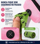 Dispensador de Sacos Higiênicos para Cachorro CleanWalk™ – Passeios Mais Limpos e Sem Complicação