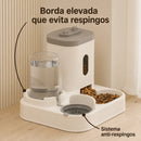 Alimentador Automático para Cães e Gatos com Bebedouro Integrado – Ração e Água Sempre Disponíveis