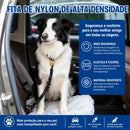 Cinto de Segurança para Cachorro CarSafe™ – Proteção e Conforto em Todas as Viagens