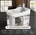 Alimentador Automático para Cães e Gatos com Bebedouro Integrado – Ração e Água Sempre Disponíveis