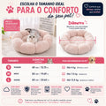 Cama Nuvem Ultra Macia para Cães e Gatos | Conforto Antiestresse para um Sono Perfeito